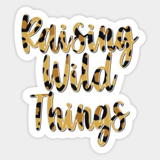 Raising Wild Things Sticker